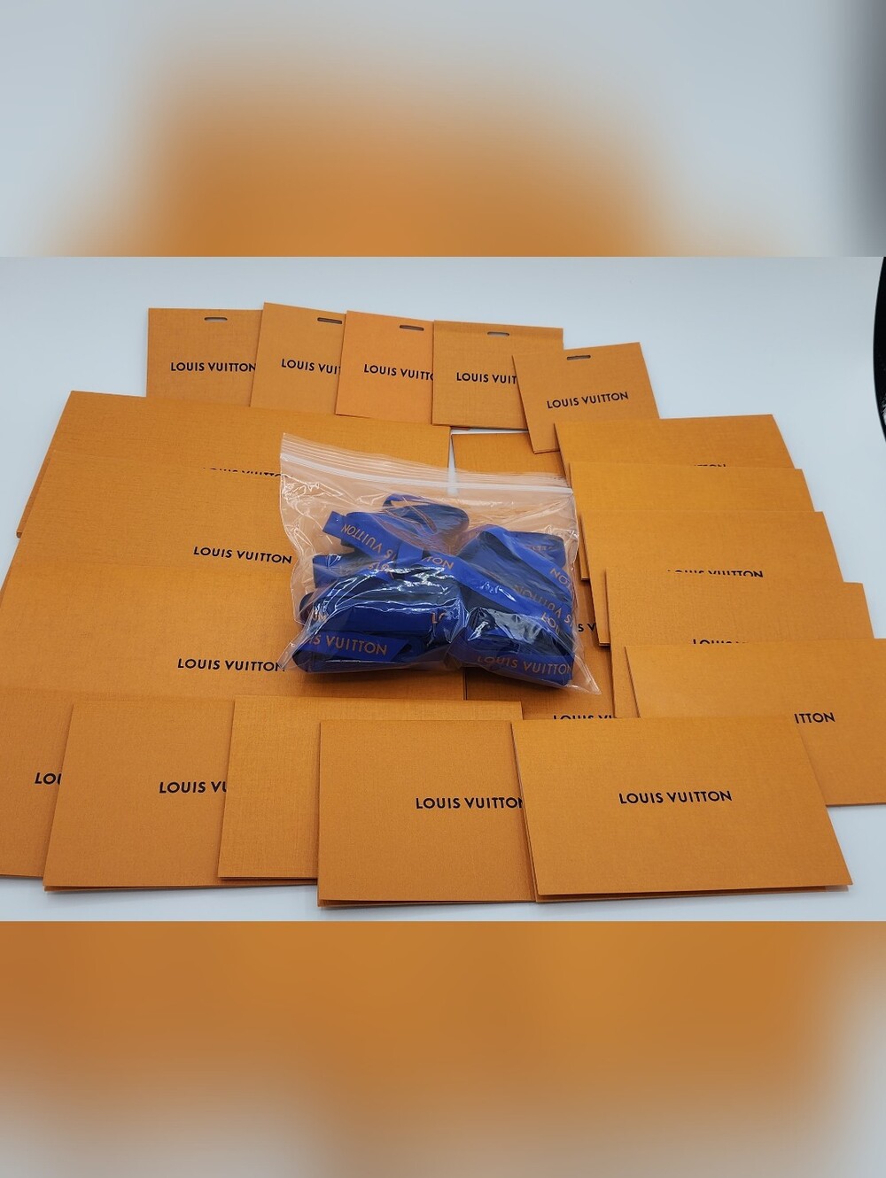 Louis Vuitton Receipt Holders Ribbons & Gift Tags Bundle #2961